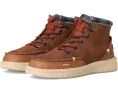 Детские ботинки Hey Dude Bradley Classic на шнурках с кожаным верхом и стелькой Memory Foam