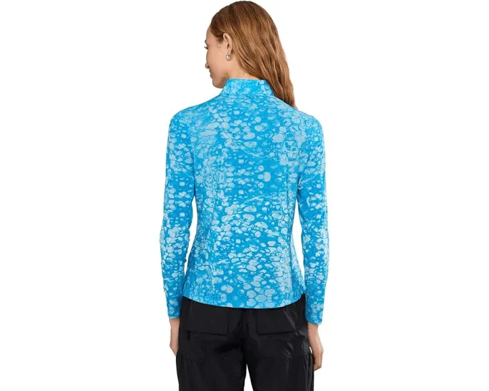 Длинная блуза Jamie Sadock с принтом Bubbles и защитой от солнца Sunsense