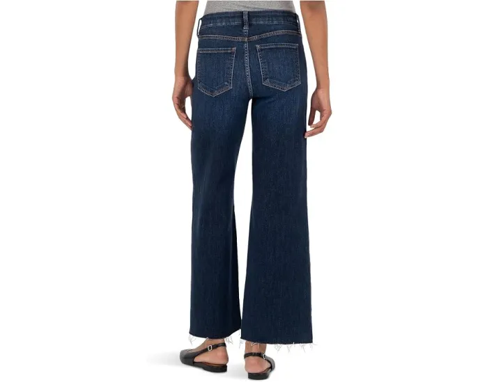 Джинсы Meg High-Rise Fab Ab Wide Leg Raw Hem от KUT from the Kloth