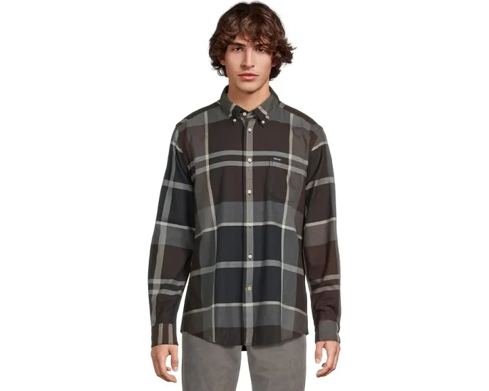 Рубашка Barbour Dunoon из хлопка твил с классическим кроем