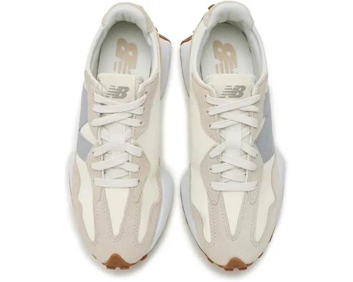 Кроссовки New Balance Classics 327 из замши и сетки с массивным логотипом
