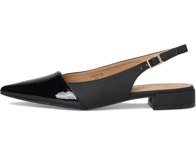 Балетки Bertie с ремешком и квадратным каблуком от Journee Collection