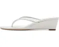 Босоножки-танкетки Clea Wedge Veronica Beard из кожи с перепончатым ремешком