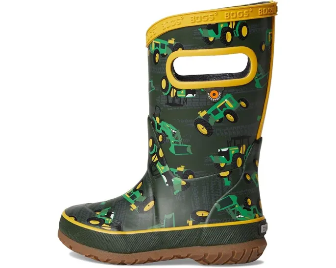 Детские сапоги Bogs Rainboot Tractor с трактором и технологией борьбы с запахами