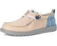 Hey Dude Wally Funk Striped Denim слипоны с джинсовым принтом
