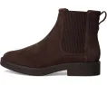 Ботинки Clarks Nella Top из кожи и замши с контурной стелькой