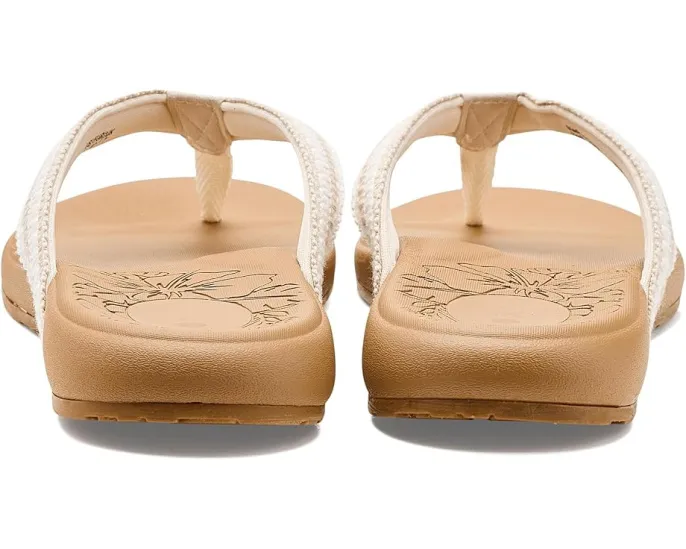 Сандалии Roxy Mellow Lx с мягким полиэстеровым верхом