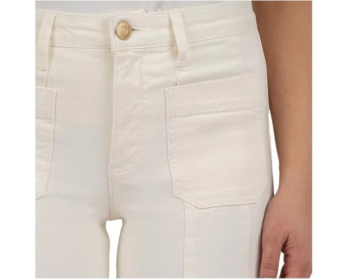 Джинсы KUT from the Kloth Charlotte с высокой посадкой и широкими штанинами в светлом оттенке