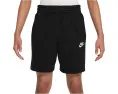 Nike шорты Club Knit Shorts 6 дюймов с поясом на резинке