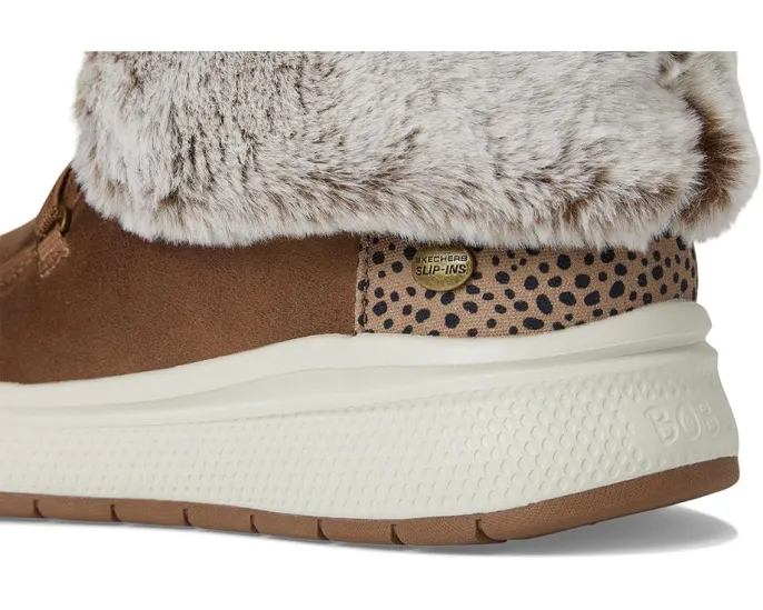 BOBS from SKECHERS ботинки Hands Free Slip-ins с искусственным мехом и памятью формы