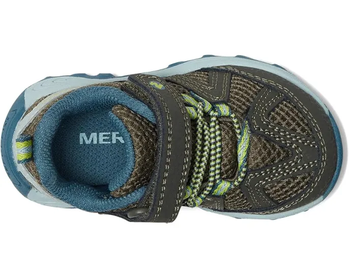 Детские треккинговые ботинки Merrell Kids Ridge Trek с застежкой на липучке
