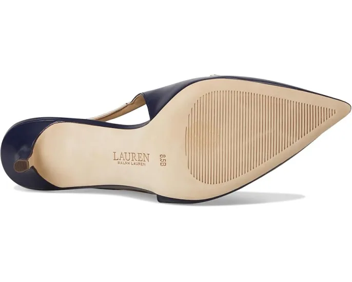 Лоферы-лодочки Lauren Ralph Lauren Khloe на шпильке с контрастной окантовкой