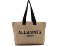 AllSaints Сумка Ali Canvas E/W Tote из переработанного хлопка с кожаными деталями