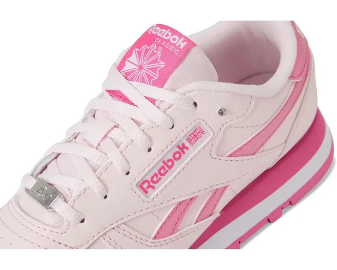 Кроссовки Reebok Classic Leather для детей с металлическими деталями