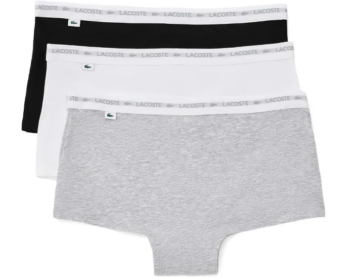 Хлопковые шорты Lacoste Cotton Stretch Boyshorts