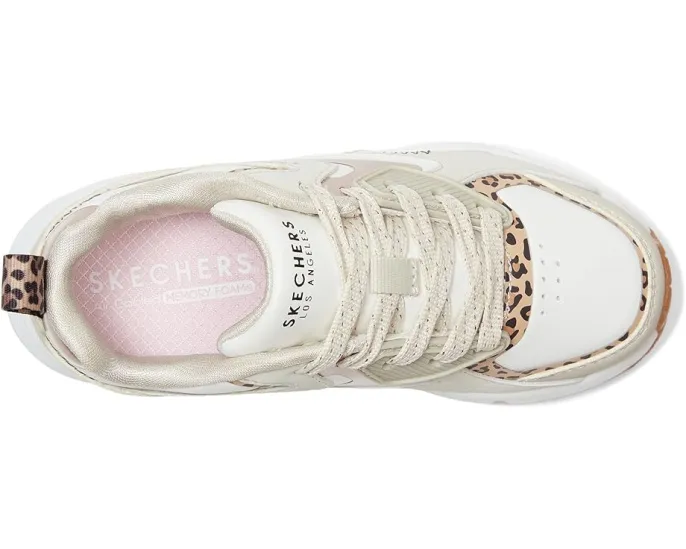Детские кроссовки SKECHERS KIDS Uno Gen1 с анималистичным принтом и стелькой Memory Foam
