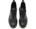 Ботинки Dr. Martens 1460 Pascal Flower с цветочным принтом и желтой строчкой