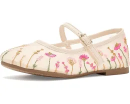 Детские балетки Mia Kids Kescia с вышитой сеткой и пряжкой