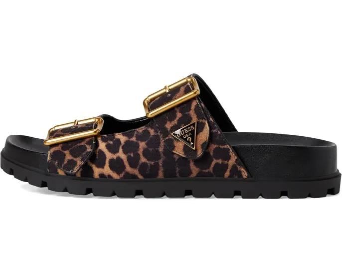 Сандалии Fasten от GUESS с платформой и двойной пряжкой из замши