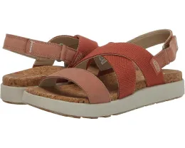 Босоножки KEEN Elle Crisscross на платформе с переплетением и застежкой-пряжкой