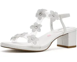 Детские сандалии Steve Madden Kids Savvy с квадратным каблуком и стразами