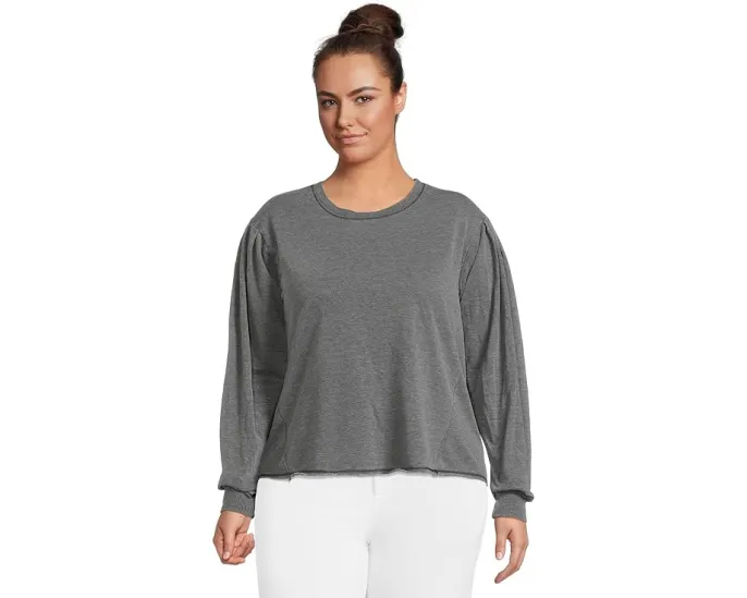 Свитшот Mod-o-doc с длинными плиссированными рукавами и резинками на манжетах