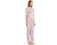 Комплект пижамы Karen Neuburger Petite с кружевом и рукавом три четверти