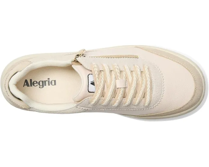 Кроссовки Alegria Averie из кожи и замши с боковой молнией