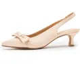 Туфли Paloma на низком каблуке kitten heel с мысом и ремешком через пятку
