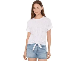 Хлопковая футболка Eyelet All Day Tie Tee Sanctuary