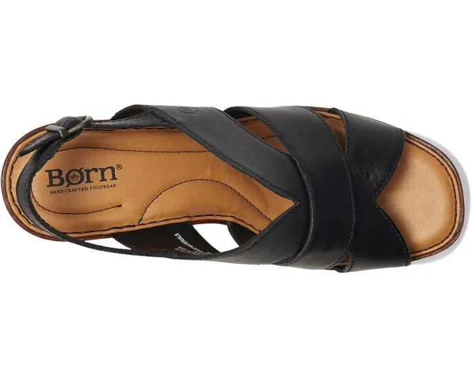 Босоножки Born Nassau на платформе с регулируемой лямкой на щиколотке