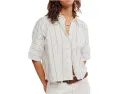 Рубашка Seaside Cotton Stripe от We The Free Free People Бежевый