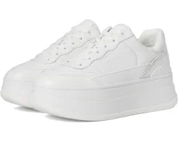 Кроссовки MICHAEL Michael Kors Hayes Lace Up на платформе с металлическим ПВХ верхом