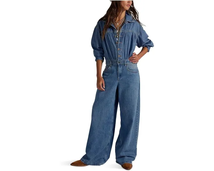 Комбинезон Carpe Diem с иллюзией денима Free People