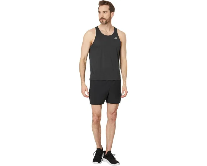 New Balance мужская легкоатлетическая майка Athletics Singlet черная