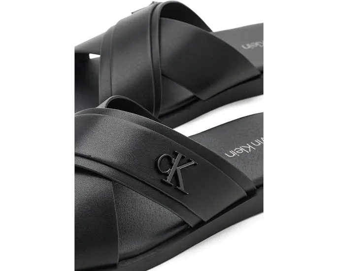 Сандалии Calvin Klein Elern с перекрестными ремешками и логотипом CK