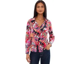 Рубашка Petite Kauai Garden Cotton Crinkle от NIC+ZOE с принтом