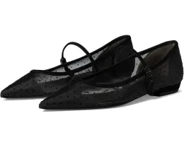 Туфли Mary Jane Double T-Buckle с сетчатым верхом в горошек Tory Burch