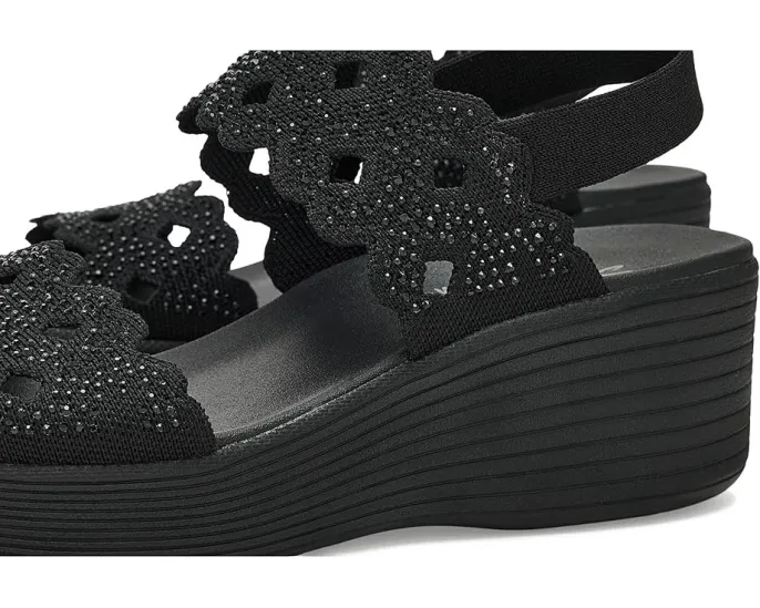Сандалии SKECHERS Parallel Lite Sassy Dayz 2.0 с ремешком, украшенным стразами, и стелькой Luxe Foam