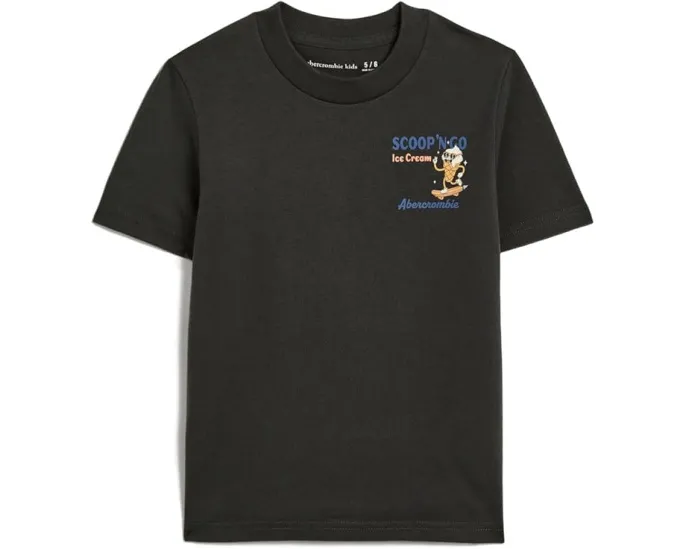 Футболка abercrombie kids Scoop N Go Tee для детей
