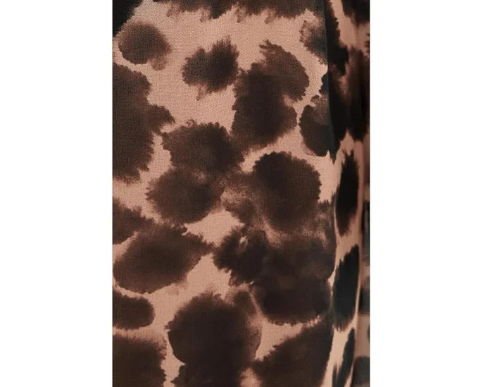 Широкие брюки Jet Setter с анималистичным принтом на эластичном поясе