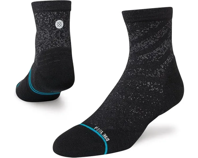 Носки Stance Run Light Quarter для бега с амортизацией и защитой лодыжки