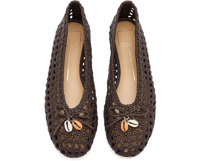 Балетки Dolce Vita Cason с перфорированным верхом и бантом