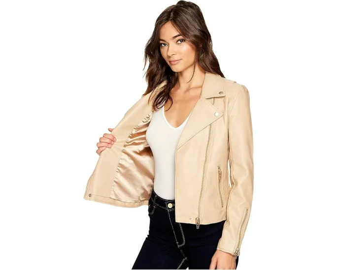 Косуха Blank NYC из искусственной кожи с рельефными швами