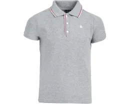 Поло из пике Janie and Jack с короткими рукавами и тремя пуговицами