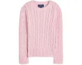 Детский джемпер Polo Ralph Lauren с косами из хлопка