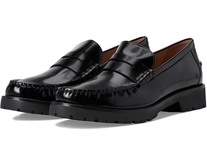 Лоферы Cole Haan Treena Lug с декоративной строчкой и подошвой из переработанной резины
