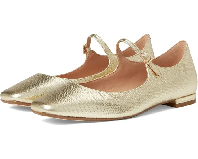 Cole Haan балетки Mary Jane Bridge с квадратным носком и регулируемой пряжкой