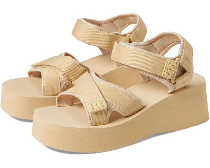 Босоножки Seychelles Serenade на платформе с квадратным носком и верхом из нейлона