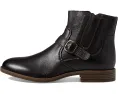 Ботинки Clarks Camzin Loop из кожи с боковой молнией и декоративной пряжкой